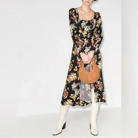 Reformation Alessi Fruit Print Midi Dress - Picture 1 of 13